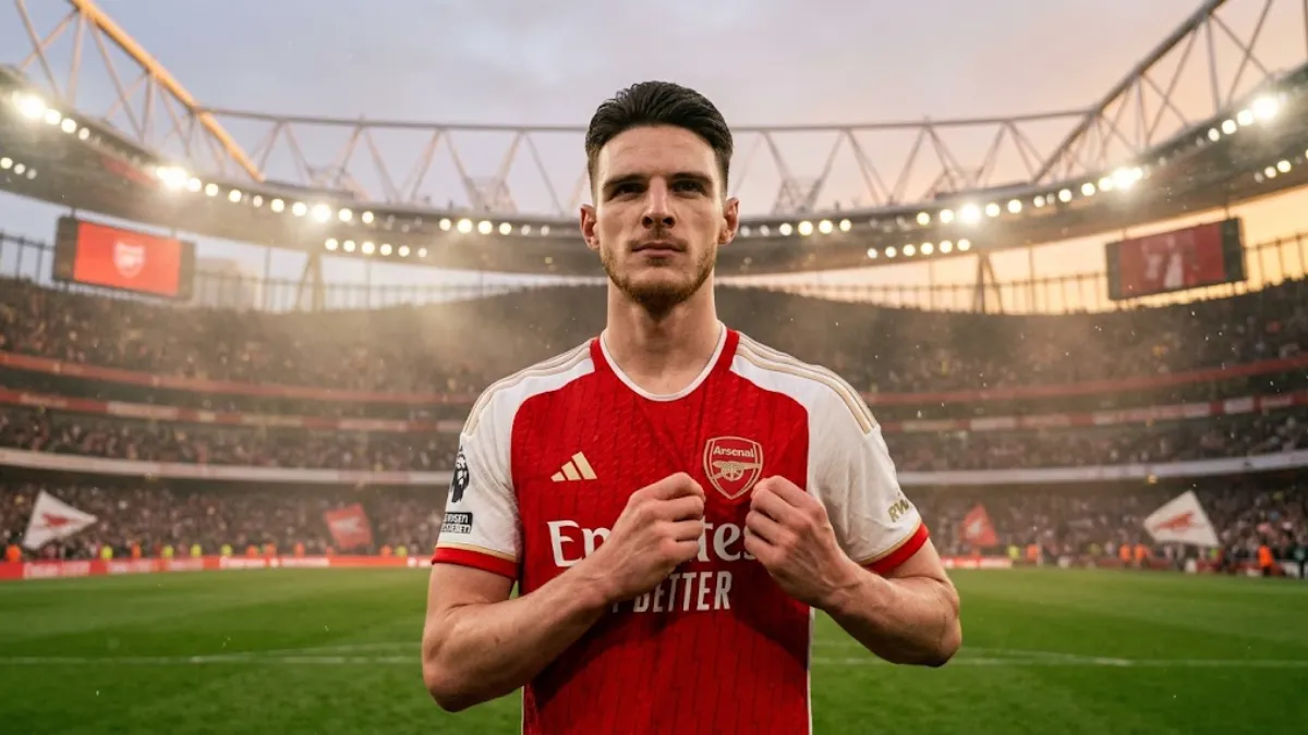Declan Rice set to commit future to Arsenal until 2031