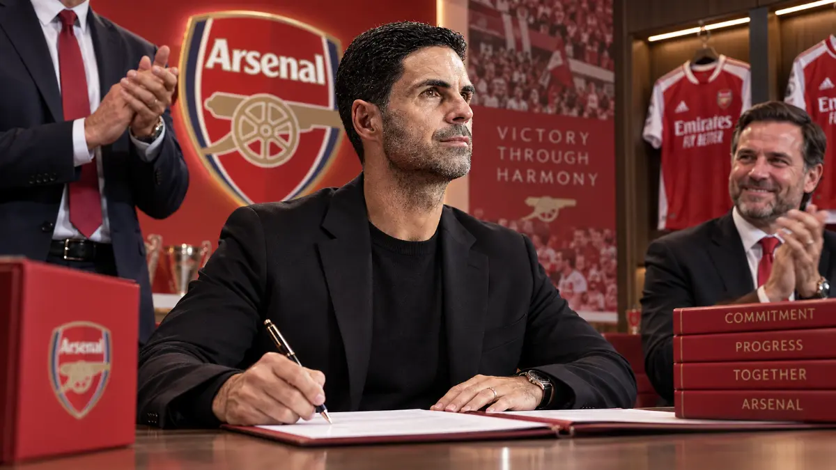 Arsenal reach agreement to extend contracts with Arteta and his coaching staff