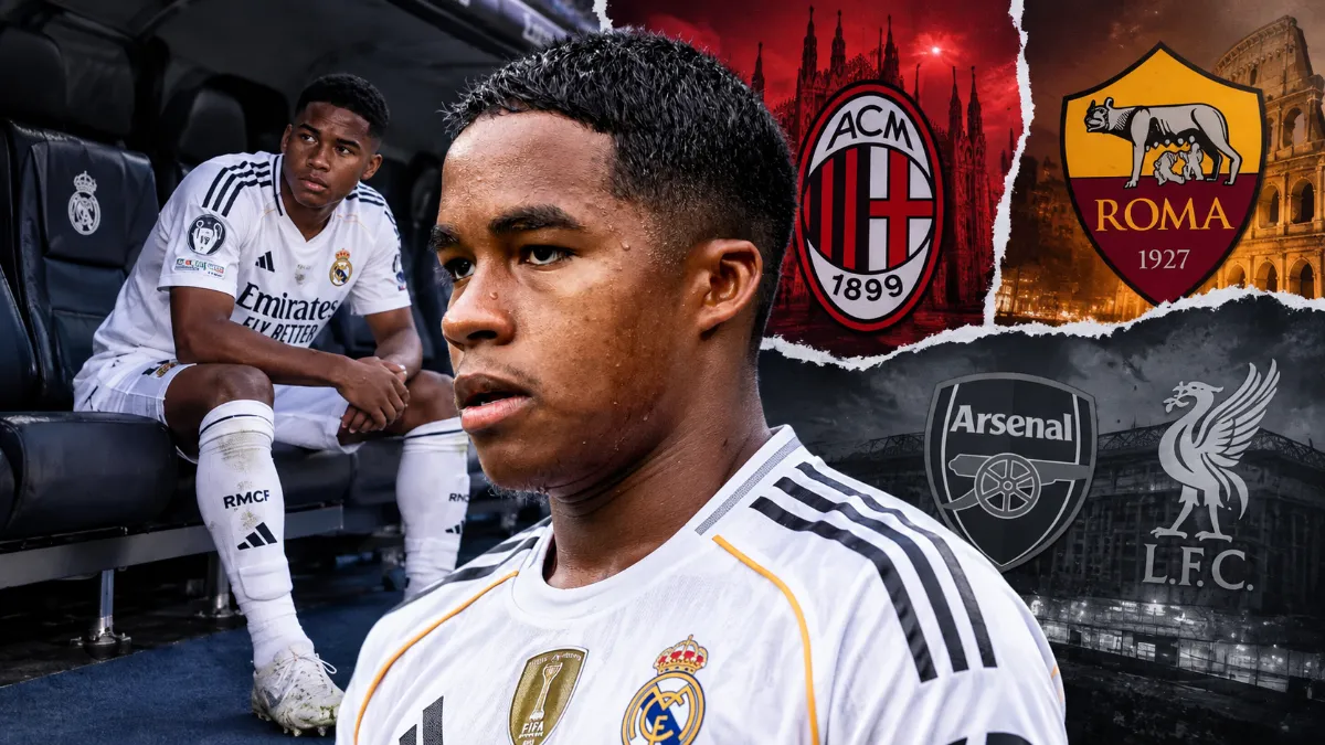 Real could send Endrick out on loan as Milan and Roma show interest