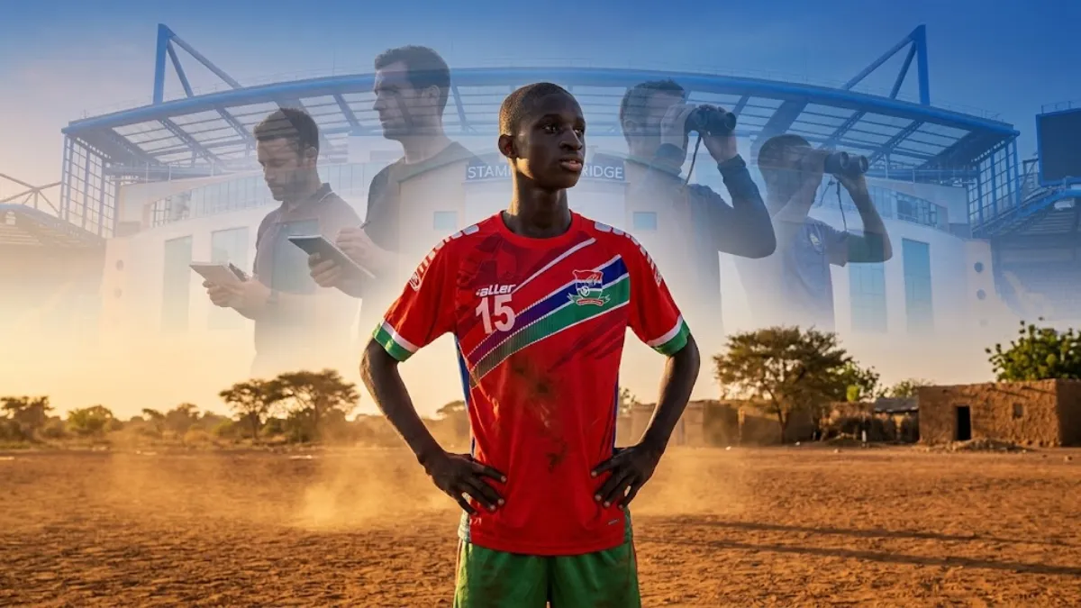 Chelsea eyeing Gambian wonderkid Adam Djeng