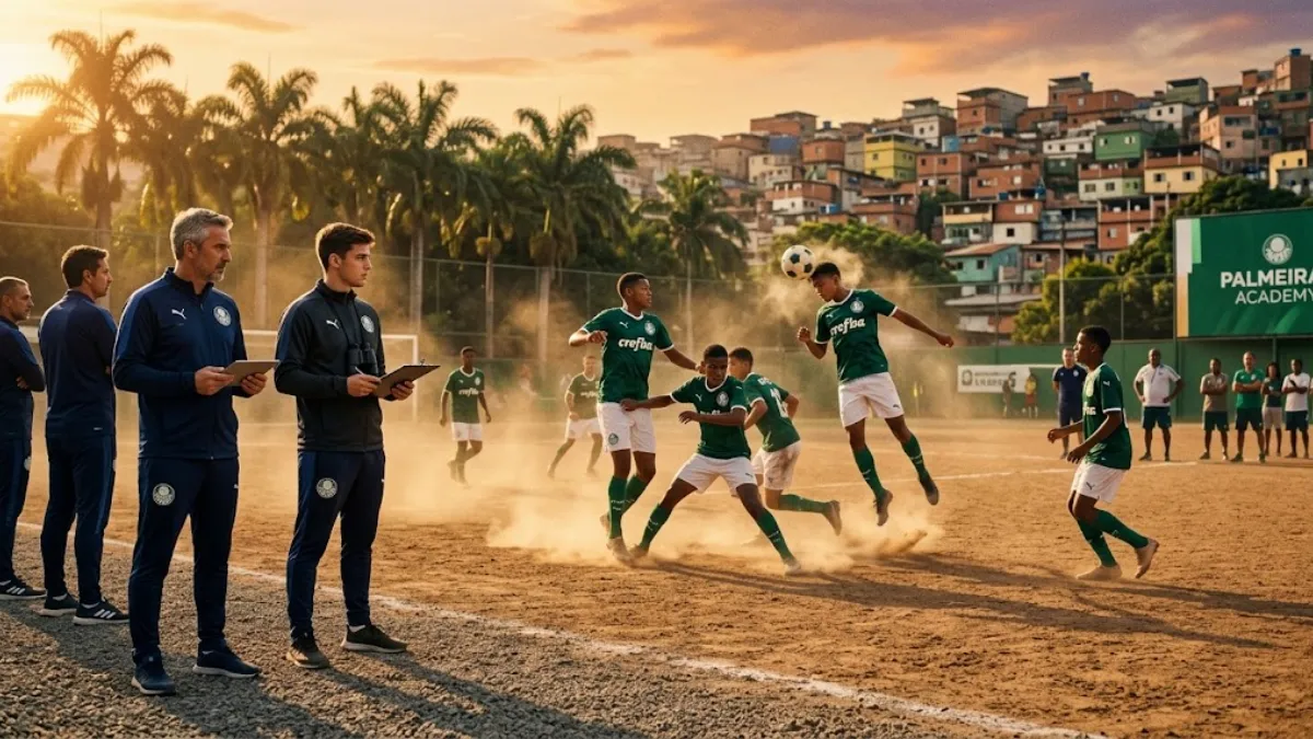 Manchester United and Chelsea are scouting Palmeiras academy for new talents