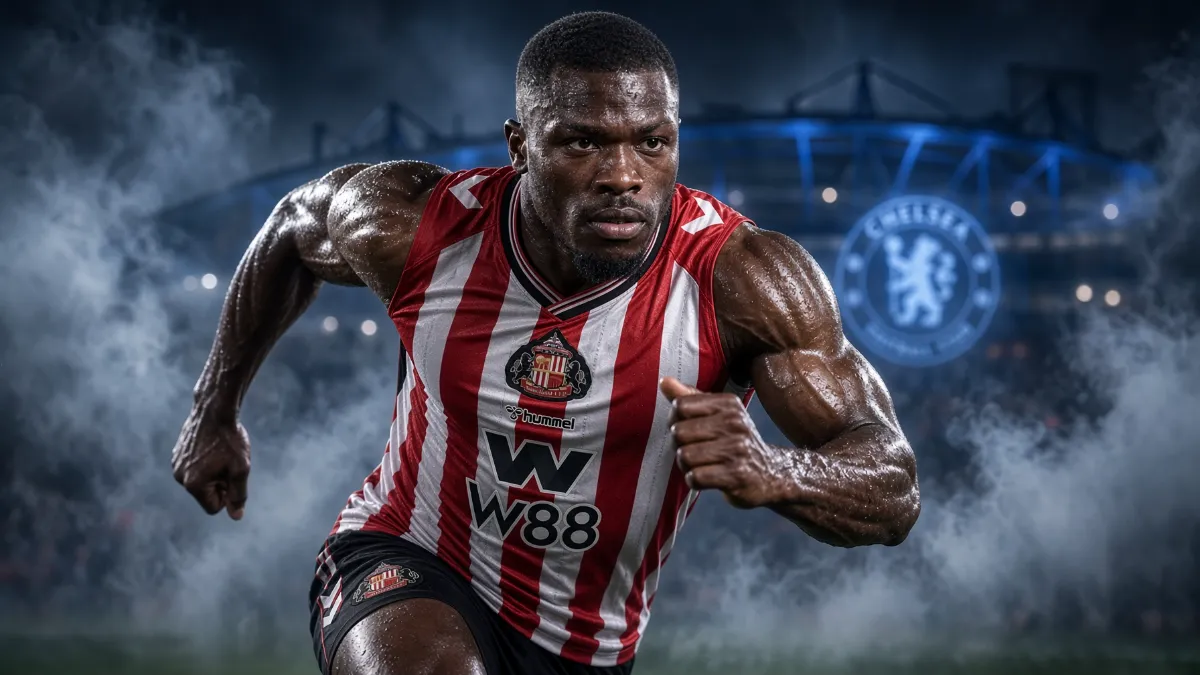 Chelsea are eyeing a transfer for Sunderland forward Brian Brobbey