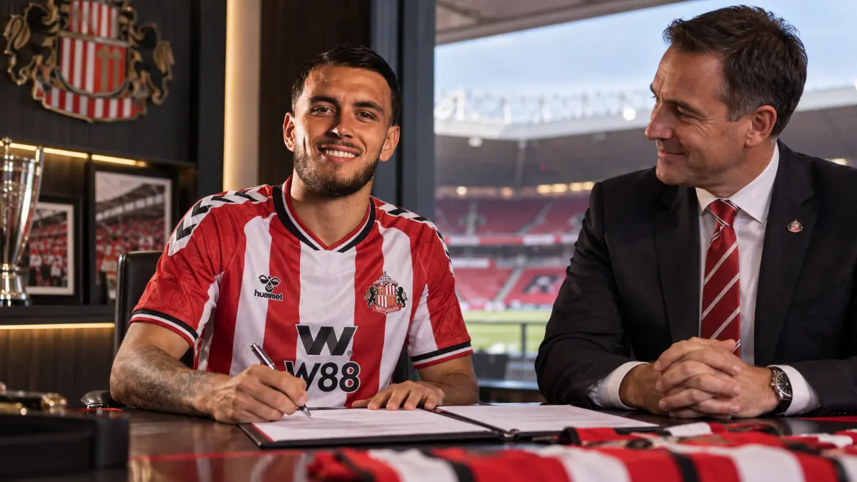 Enzo Le Fe signs new contract with Sunderland until 2031
