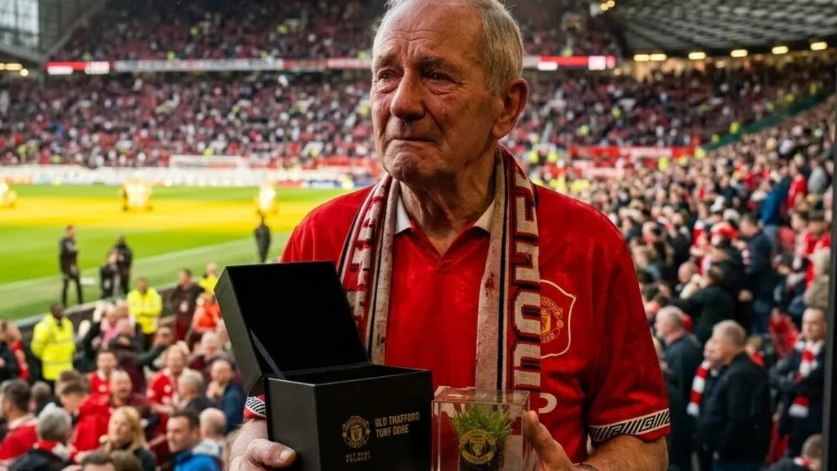Manchester United sell pieces of Old Trafford turf for £125