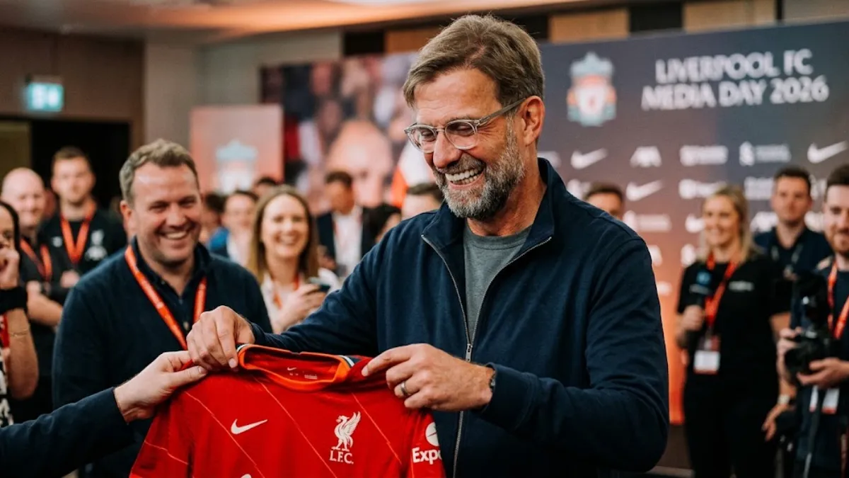 Jurgen Klopp gets emotional seeing Liverpool shirt