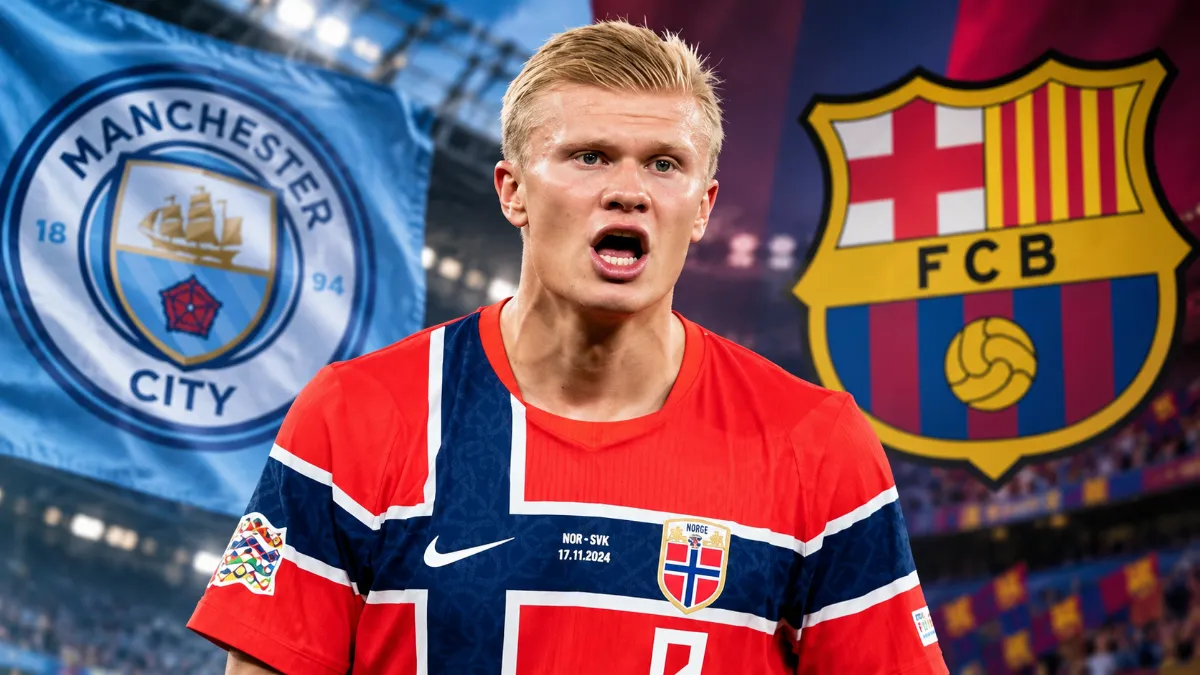 Gaizka Mendieta hints at Erling Haaland's potential exit from Manchester City to Barcelona