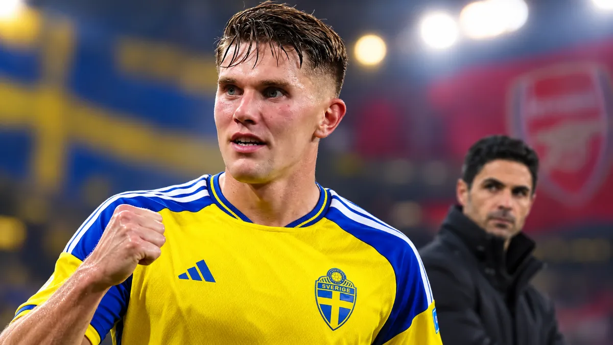 Viktor Djoekereš scores for Sweden and discusses conversation with Mikel Arteta