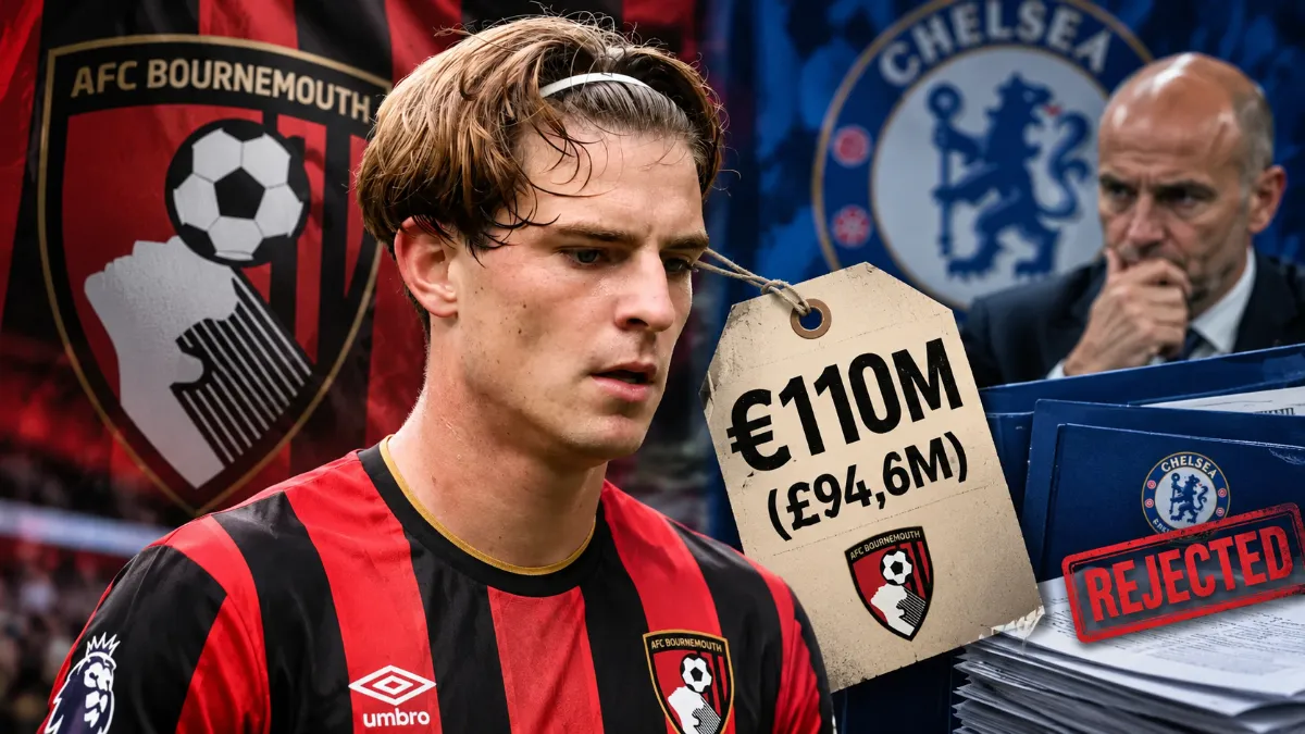 Bournemouth value Alex Scott at £95 million and are unwilling to sell him to Chelsea this winter