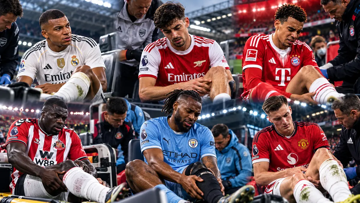 Injury woes for Mbappe, Havertz and Musiala during international break