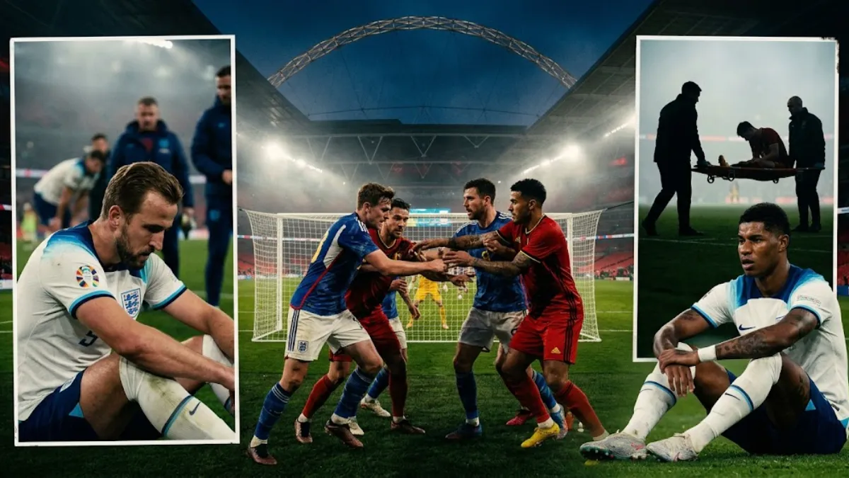 England stunned by Spain at Wembley as top Premier League clubs face injury woes