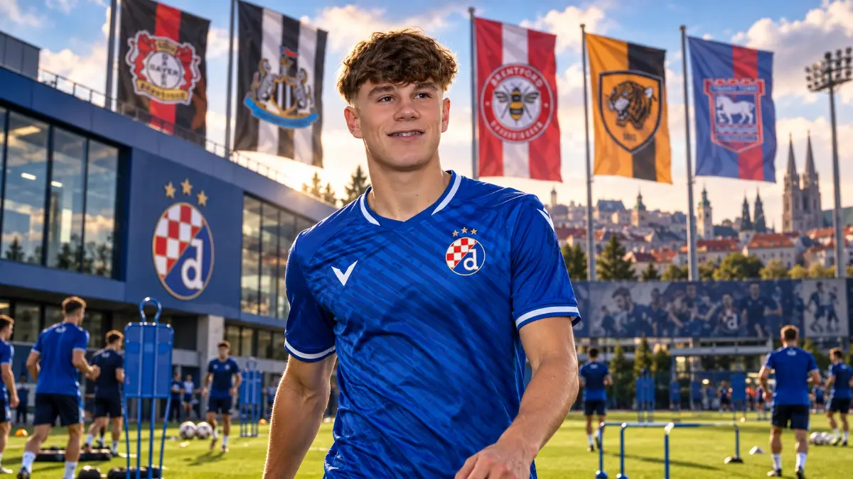 Bayer and four English clubs keeping an eye on 19-year-old Noah Mikic