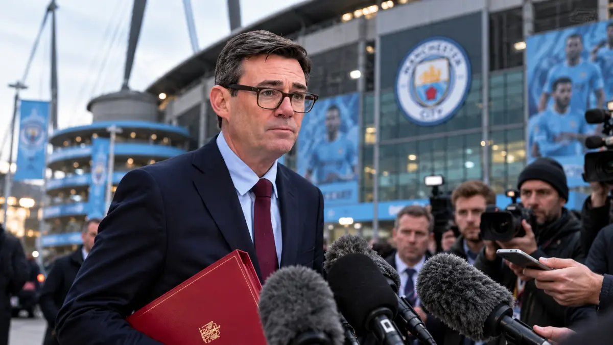 Andy Burnham calls for patience over Manchester City case