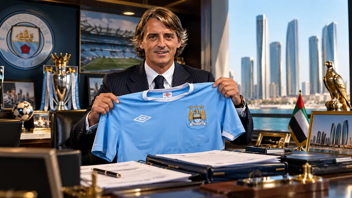 Double contract for Mancini at Manchester City: €2.03 million for four days of work