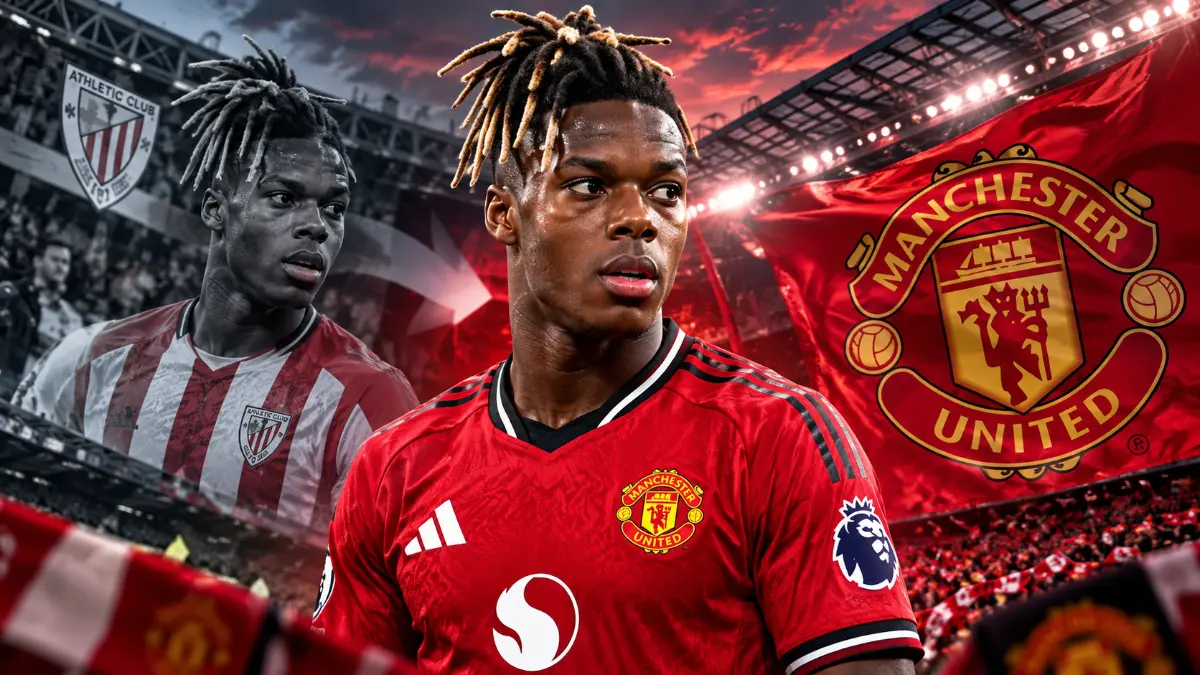 Manchester United could trigger €95 million clause for Nico Williams next summer