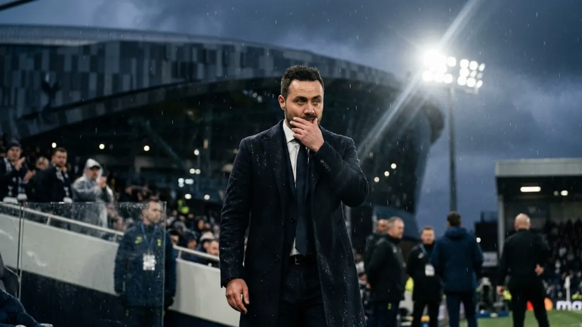 Start without a win: why Roberto De Zerbi's grand project at Tottenham is cracking