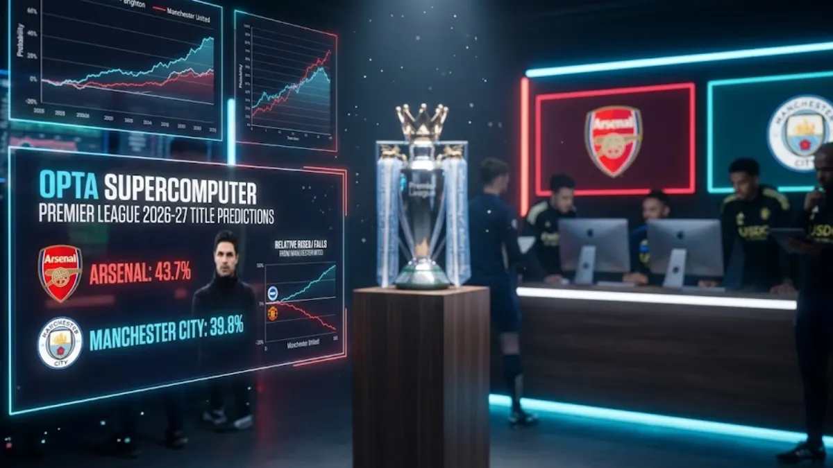 Battle of the titans: Opta supercomputer updates title predictions after five rounds