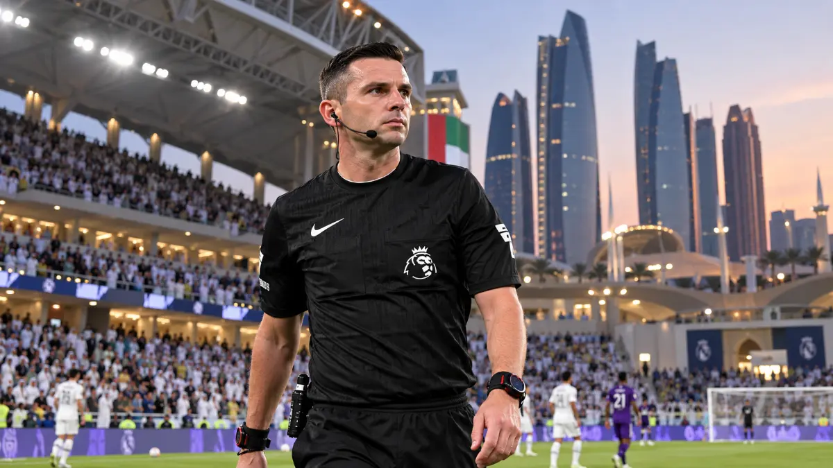 Michael Oliver finds himself at the centre of new questions over work in UAE