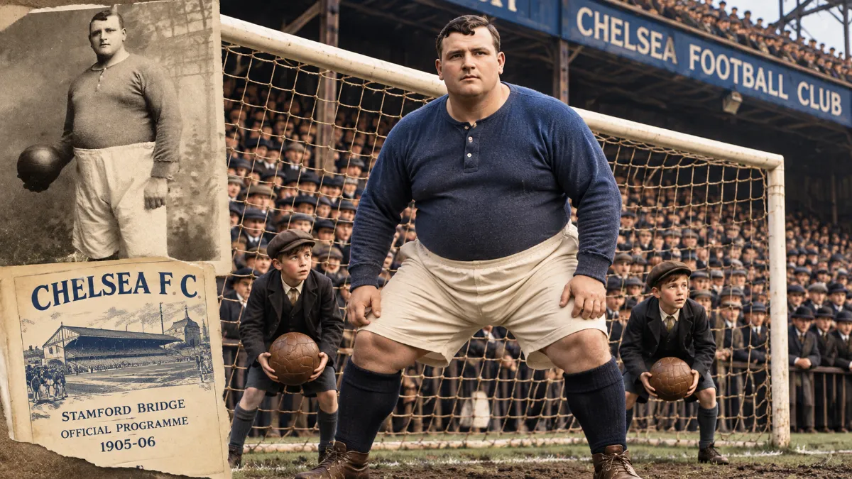 How Chelsea's 140-kilogram goalkeeper invented ball boys