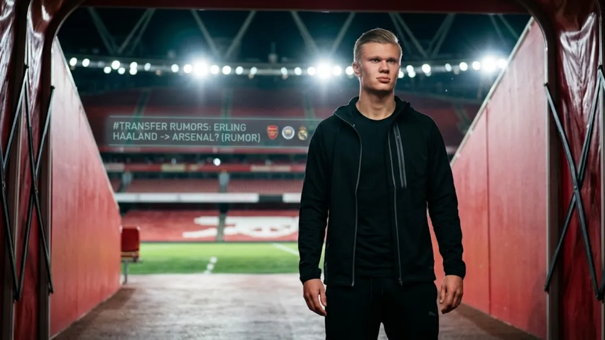 Arsenal enter race for Erling Haaland amid Manchester City's possible demotion from the Premier League
