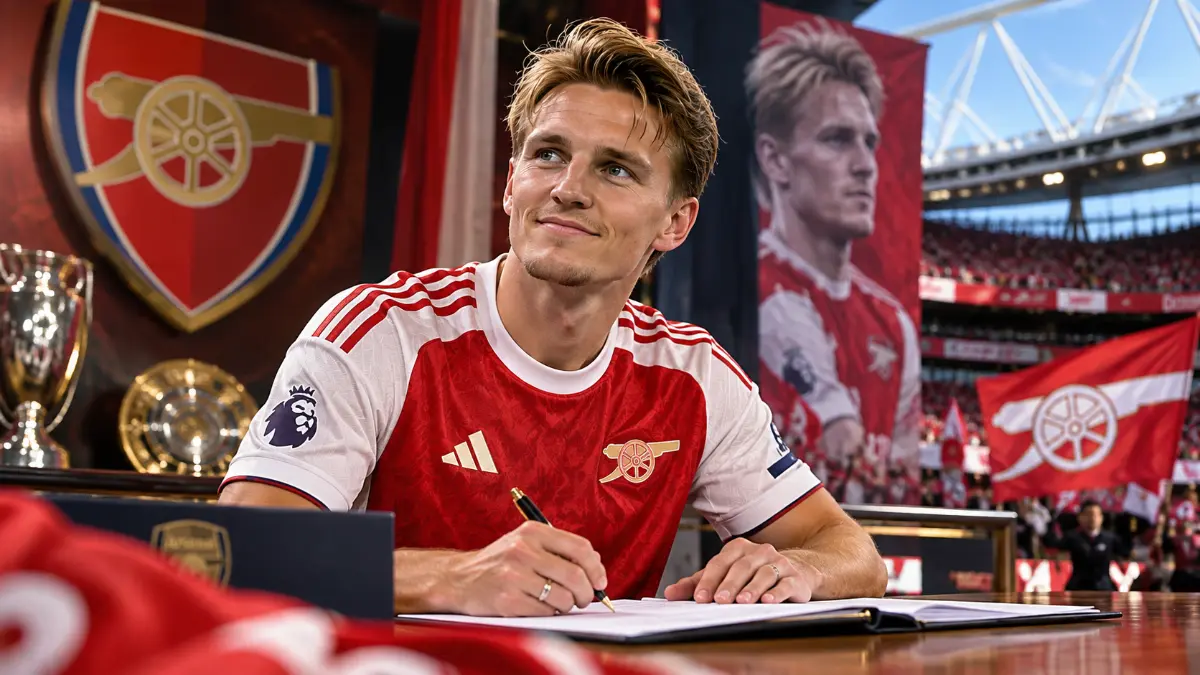 Martin Odegaard edges closer to new contract with Arsenal