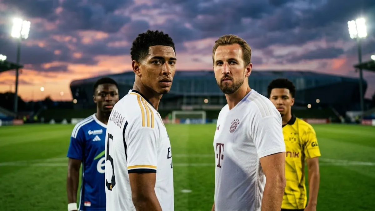 Bellingham and Kane top the list of the best English players abroad but new names make an appearance