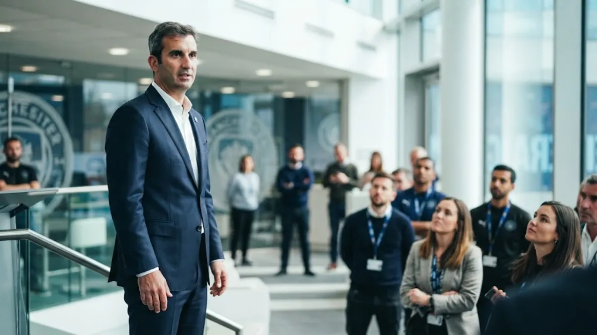 Ferrán Soriano addresses Manchester City staff after Premier League verdict