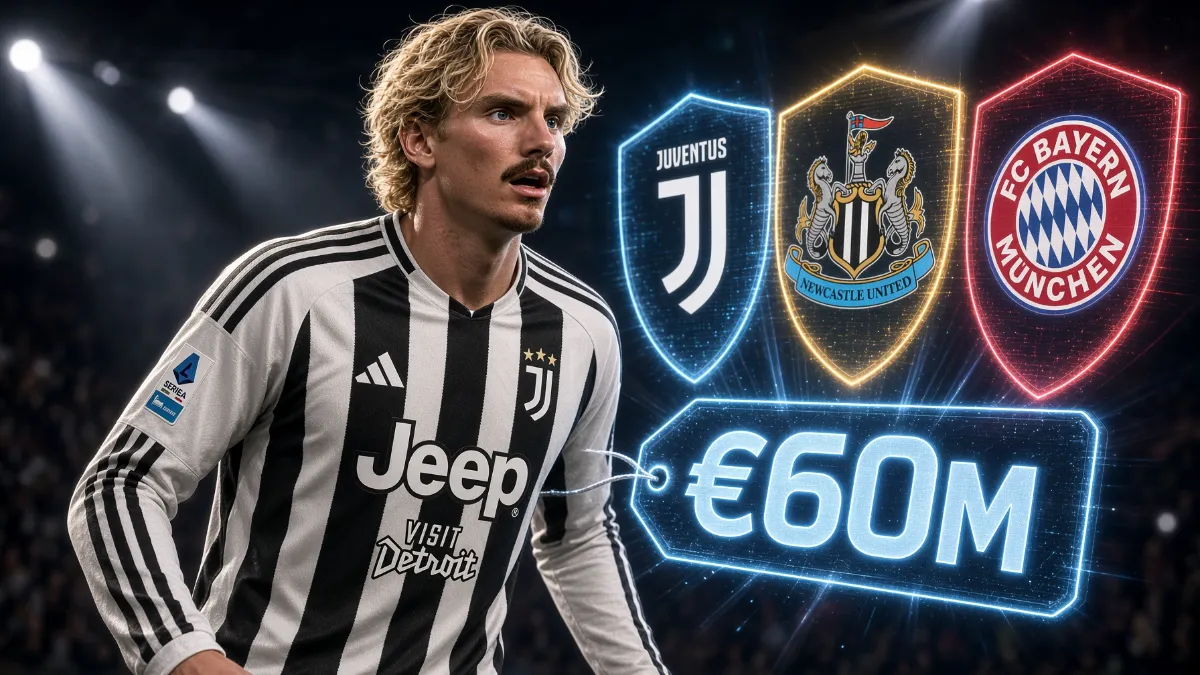 Newcastle want around €60 million from Juventus for Nick Woltemade