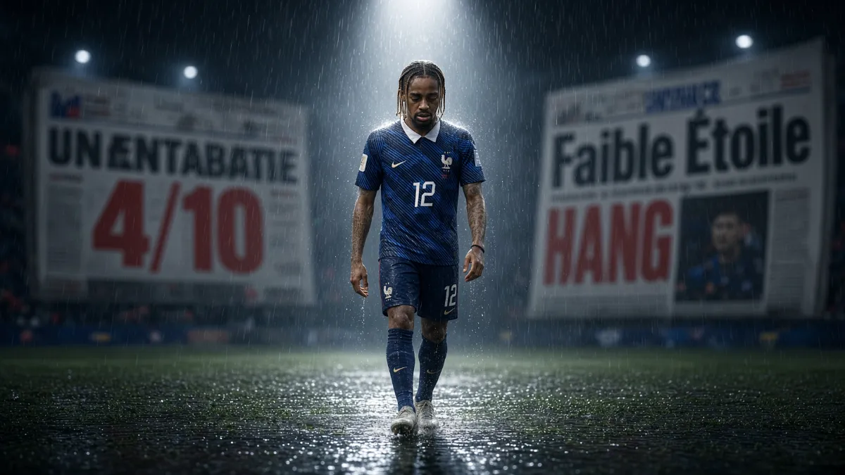 Bradley Barcola under fire in France after another poor match