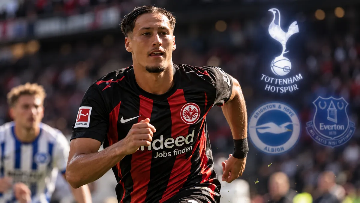 Tottenham, Brighton and Everton target Eintracht Frankfurt forward