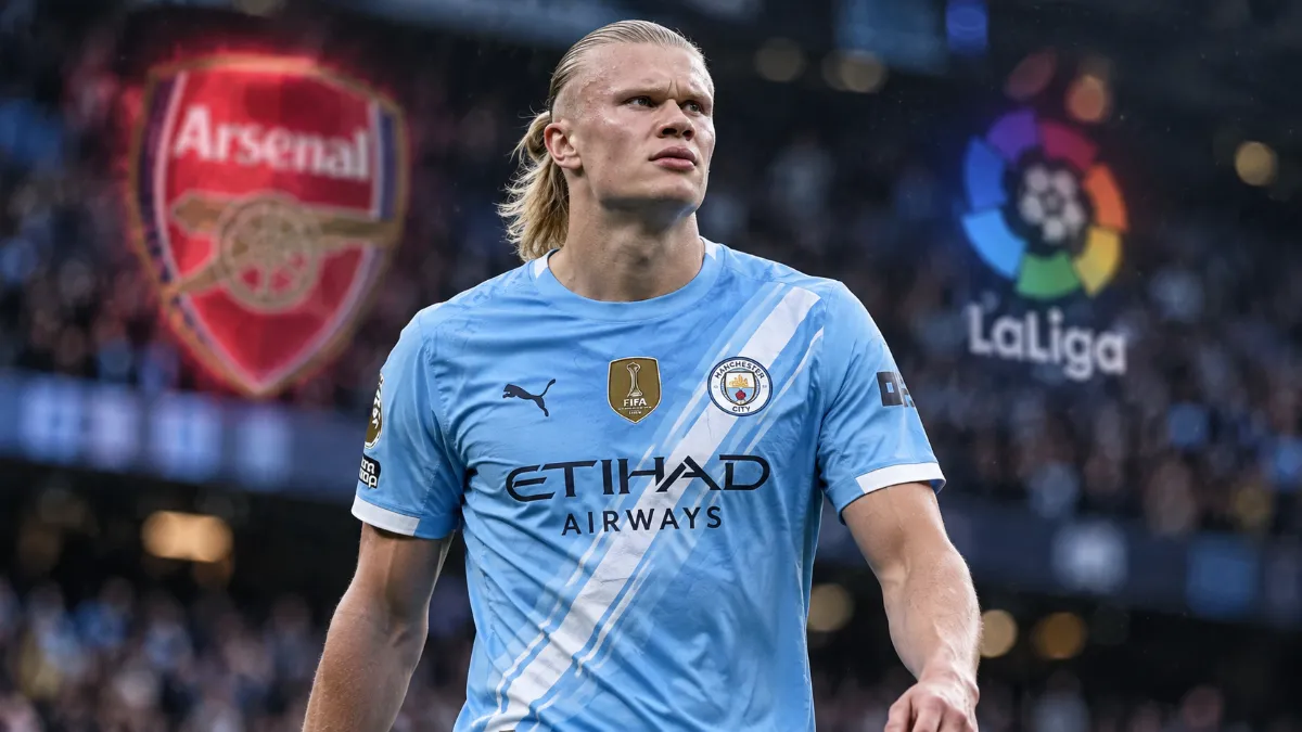 Arsenal are not in contact with Haaland amid exit rumours from City