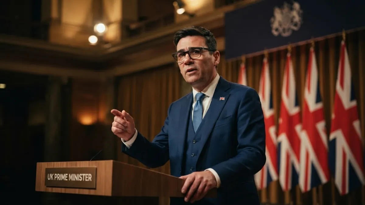 Prime Minister Andy Burnham expresses concern over potential sale of Manchester City owners