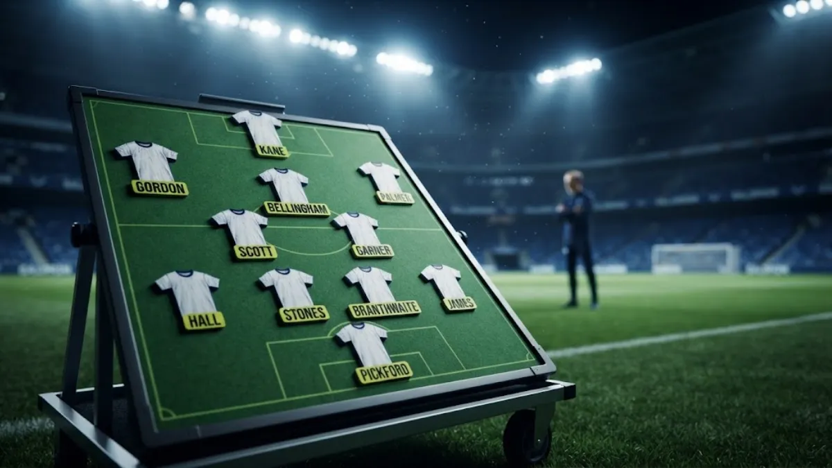 England's potential lineup without Arsenal and Manchester City players