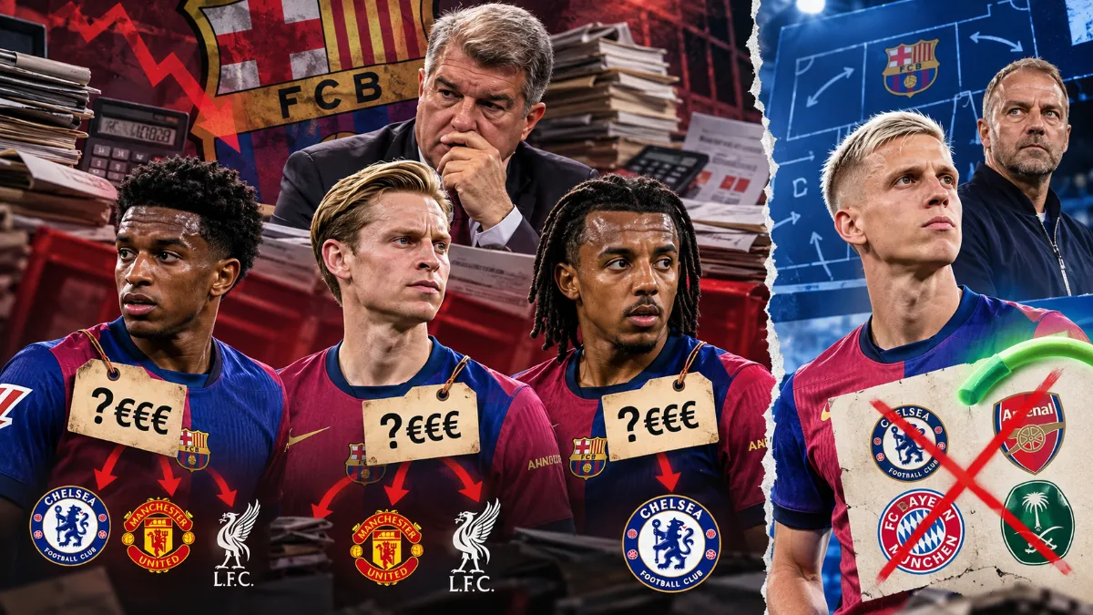 Barcelona may sell Frenkie de Jong, Jules Kounde and Alejandro Balde in January: Premier League clubs are interested