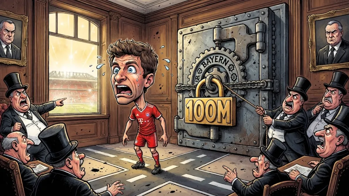 Thomas Muller recalls Manchester United's €100 million offer in 2015