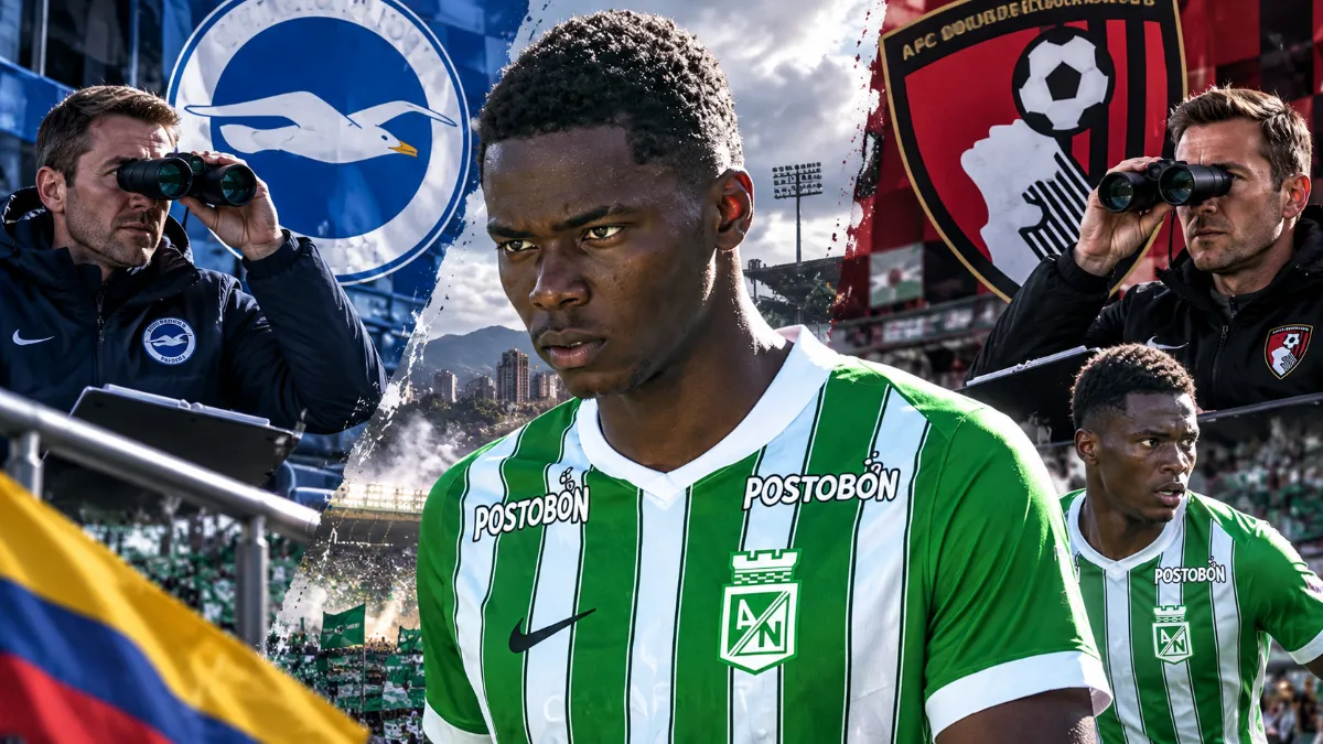 Brighton and Bournemouth are eyeing Colombian defender Neider Parru
