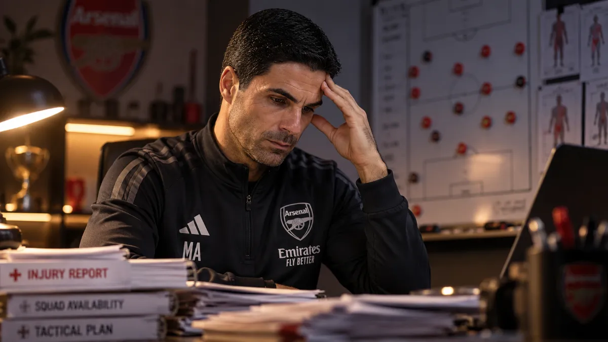 Mikel Arteta faces injury crisis ahead of Leeds clash