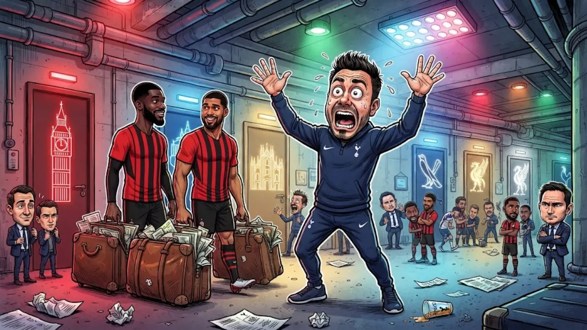 Tottenham offered the chance to sign Milan duo in January transfer window
