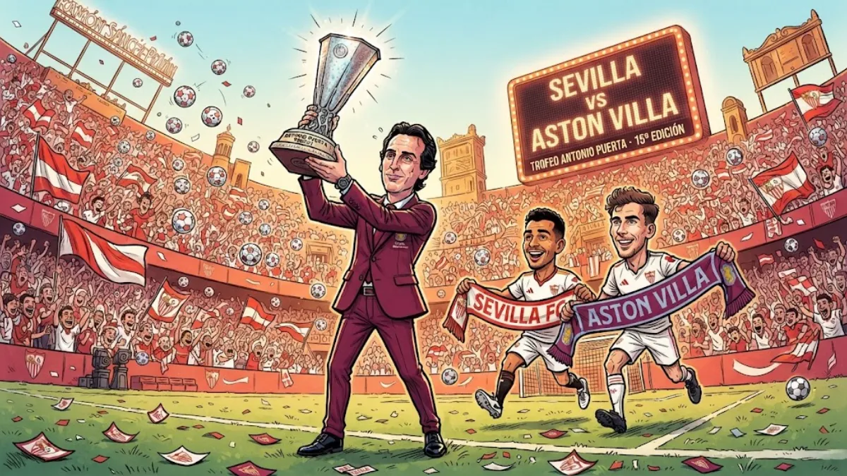 Aston Villa to face Sevilla for the Antonio Puerta Trophy