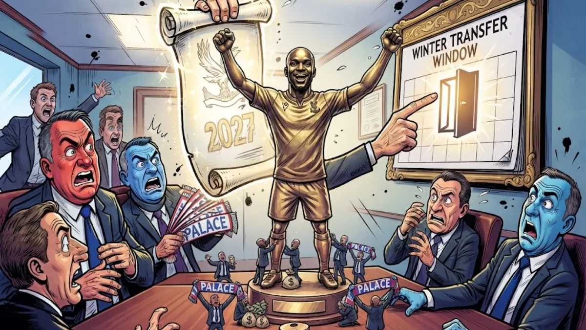 Jean-Philippe Mateta is set to leave his club in 2027: Manchester United targeting the forward