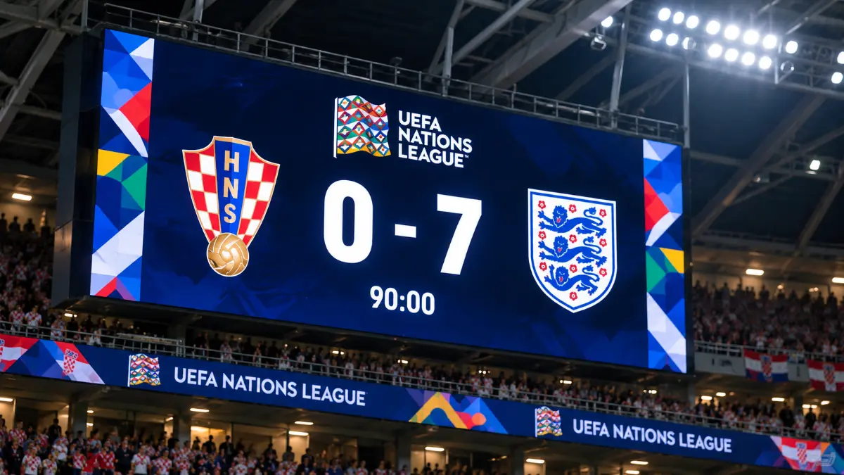 England thrash Croatia 7-0: Bellingham provides three assists, Kane and Saka score doubles