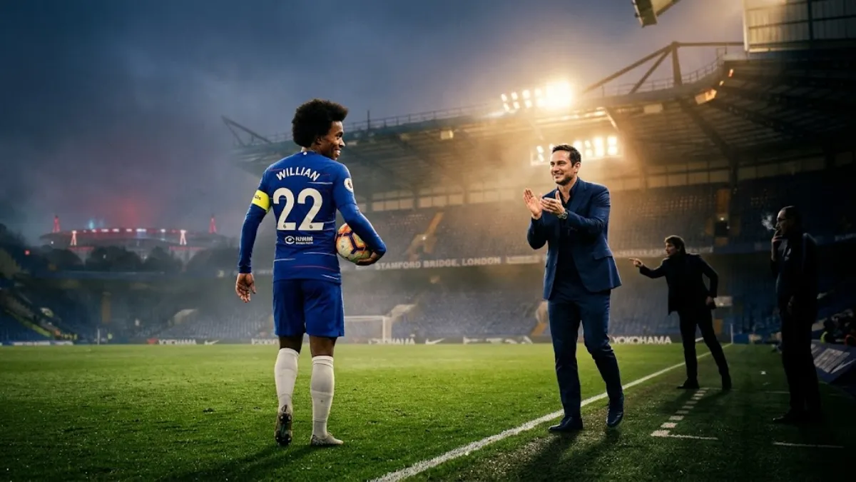 Willian ranks Frank Lampard higher than Antonio Conte and Maurizio Sarri, calls move to Arsenal a mistake