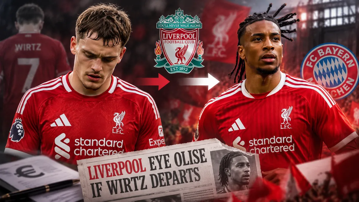 Liverpool may buy Olise for €200 million as a replacement for Florian Wirtz