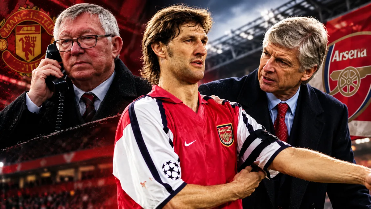 Tony Adams nearly left Arsenal for Alex Ferguson