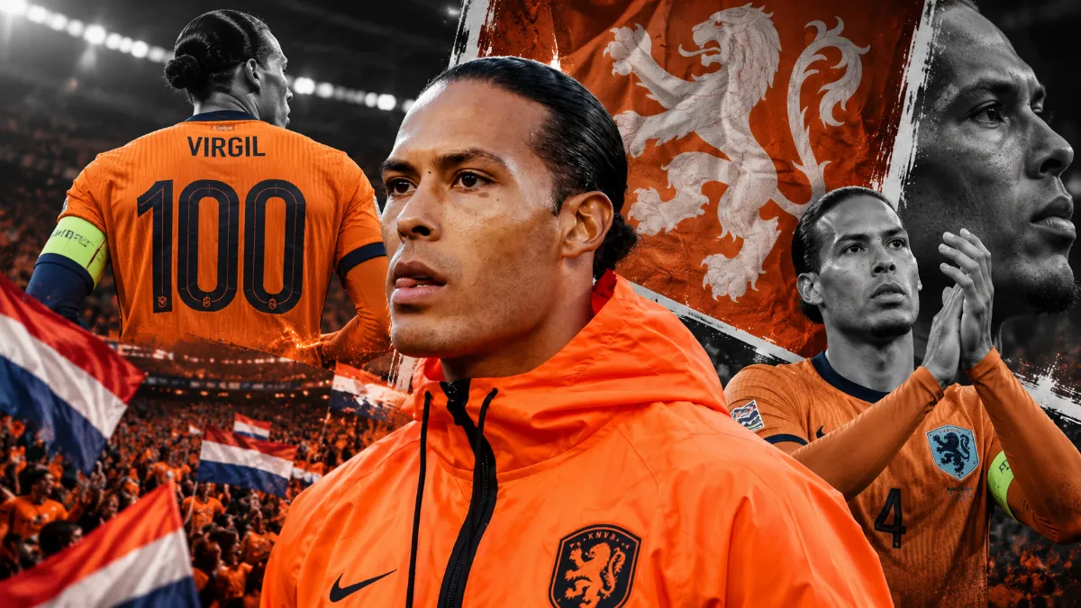 Virgil van Dijk celebrates 100th cap for Netherlands and shows no signs of stopping