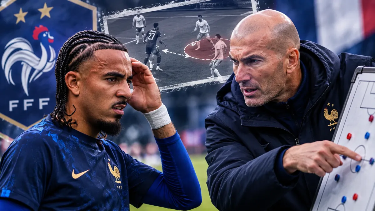 Zinedine Zidane concerned about Malo Gusto's defensive skills