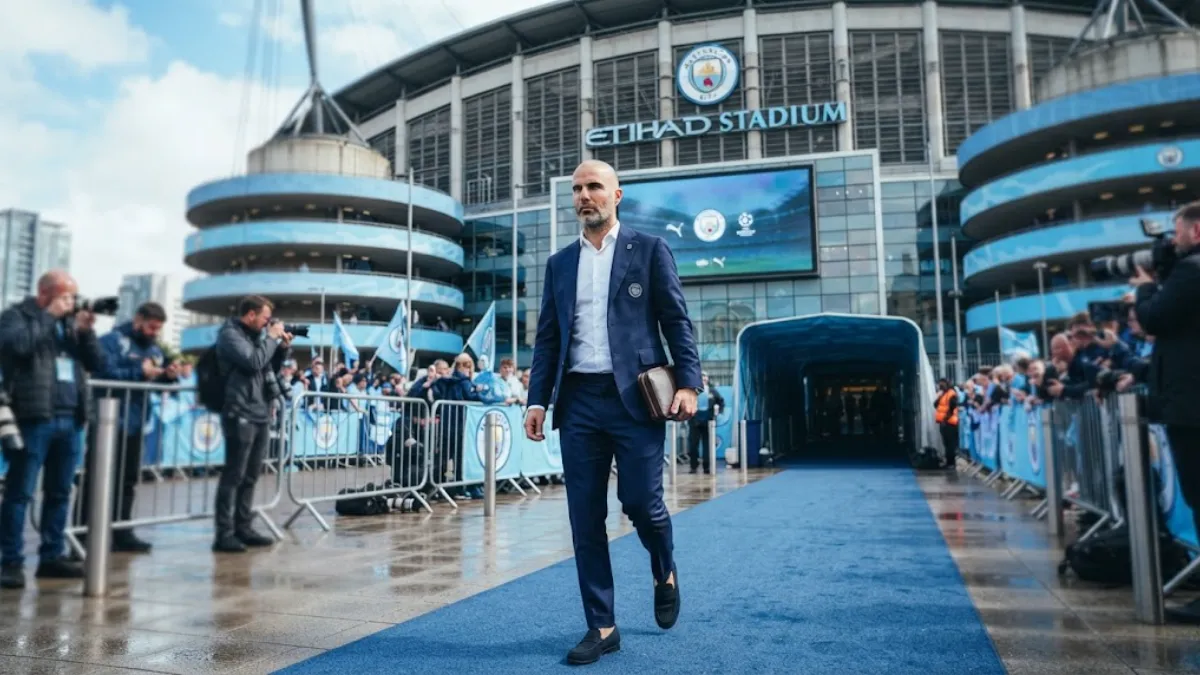 Enzo Maresca makes his first public appearance following Manchester City's financial verdict