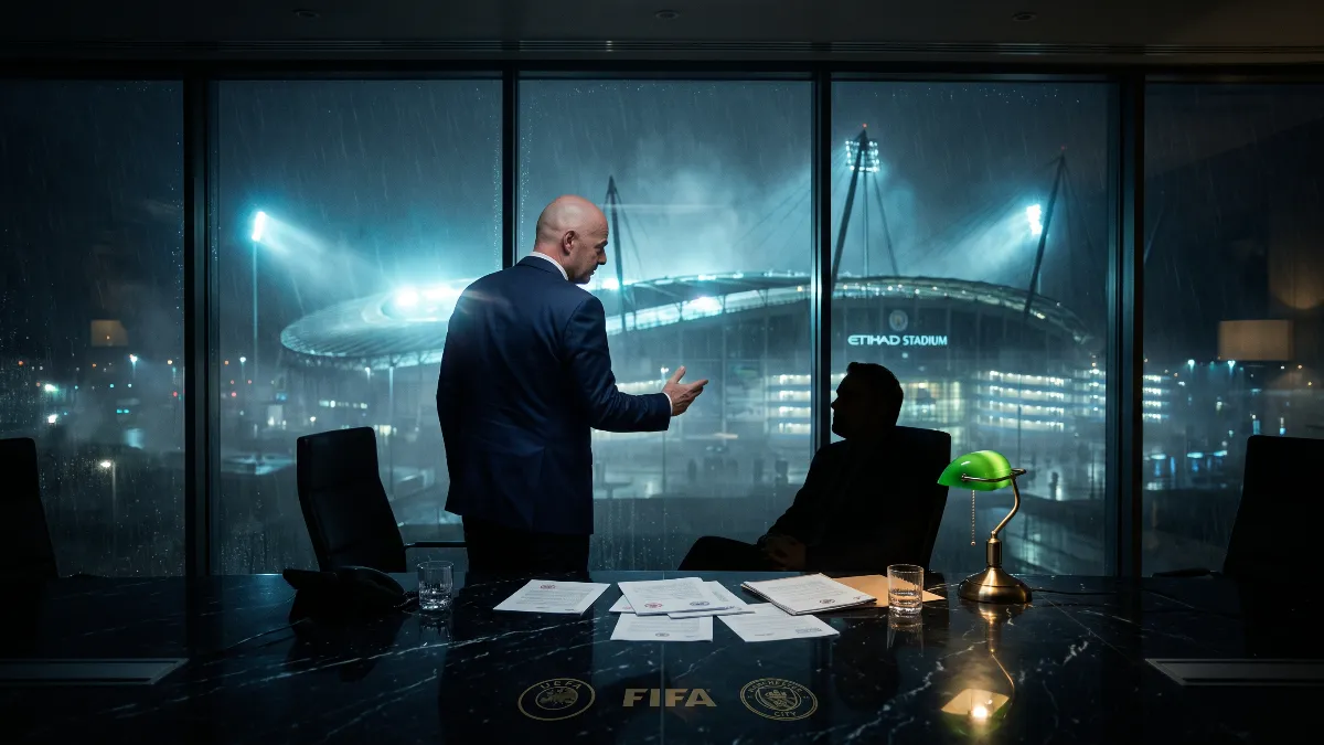 Gianni Infantino's complicity, forced sale of Manchester City and fake sponsors