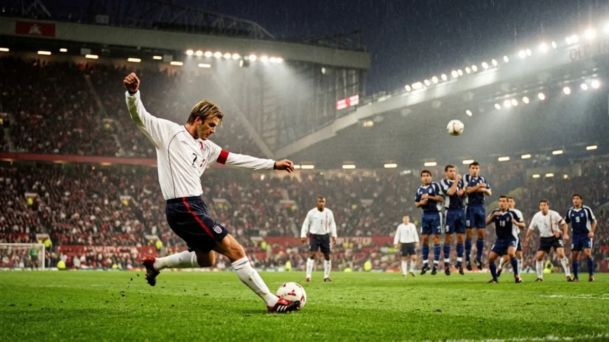 David Beckham's ode against Greece: the free kick that defined a legacy