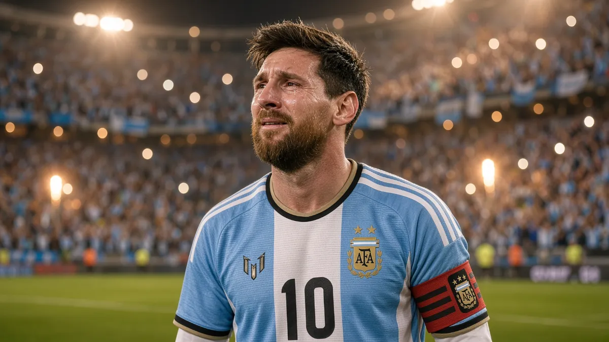 Tears of Enzo Fernandez: how Lionel Messi ended his international career