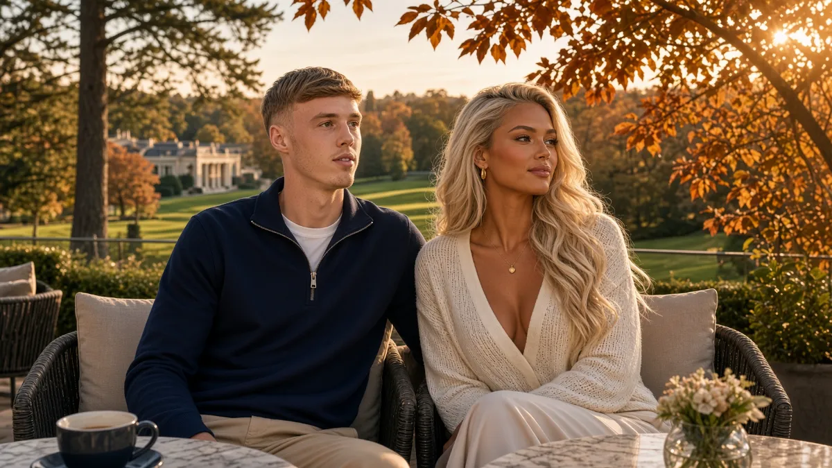 Cole Palmer enjoys luxury break with girlfriend amid England criticism